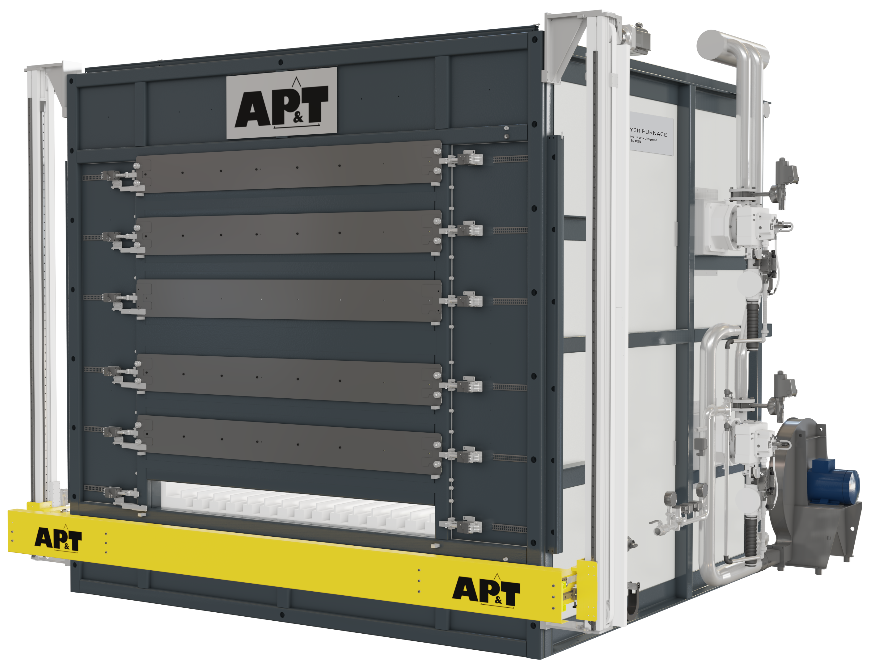 AP&T's energy-efficient, electric Multi-Layer Furnace is available in a number of designs for press hardening and hot forming aluminum.