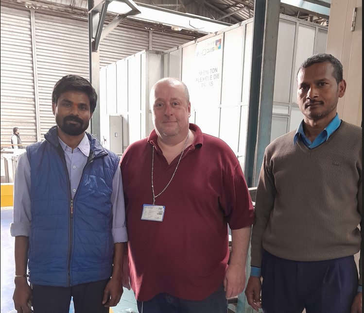 RHODES INTERFORM RESOLVES ISSUE FOR POLYMER DIE PRESS IN INDIA