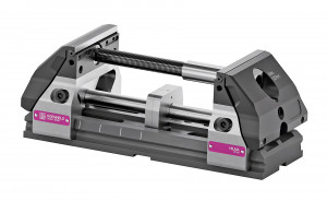 The Hilma.UC centric vice avoids base distortion and jaw lift on clamping and ensures good all-round access for tools.